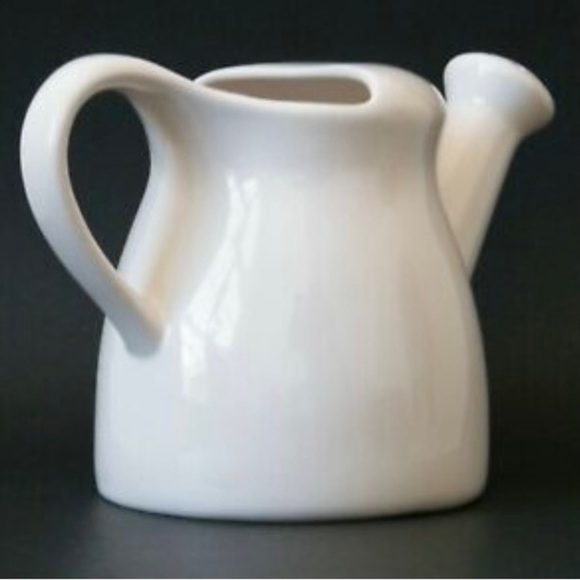 Rae Dunn Ceramic Sprout Watering Can By Magenta Can Pottery Large Letters Decor - Picture 3 of 5